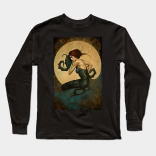 Scorpio the Scorpion Zodiac Illustration Long Sleeve T-Shirt